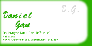 daniel gan business card